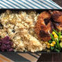 ピリ辛高菜チャーハンとチキンカツ〜食べざかり男子のお弁当　お弁当箱買い替え時？