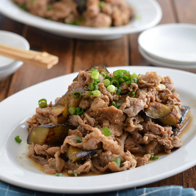 豚肉となすのスタミナ炒め。【スピード炒め・ごはんが進む・フライパン調理】
