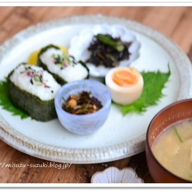 何もない時のワンプレートで朝ごはん