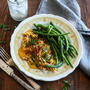 Curried Butternut Squash Pasta Plateカレー味バターナッツパスタ