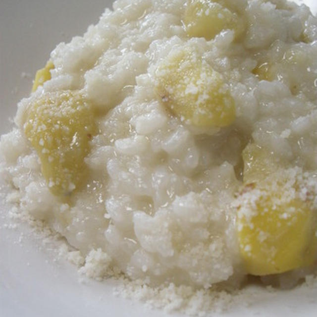 Risotto alle castagne 栗のリゾット