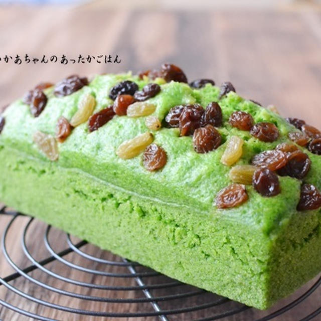小松菜の蒸しケーキで気持ちが届いて嬉しい気持ち