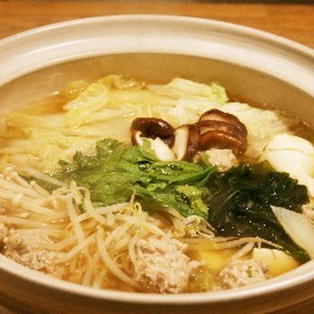 鶏だんご鍋