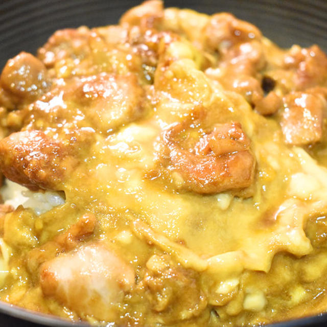 しっかりした味♪鶏の照り玉丼