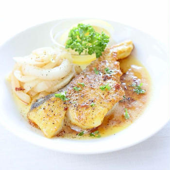 鱈はムニエルが美味しいよね〜【鱈のムニエル（カレー風味）】
