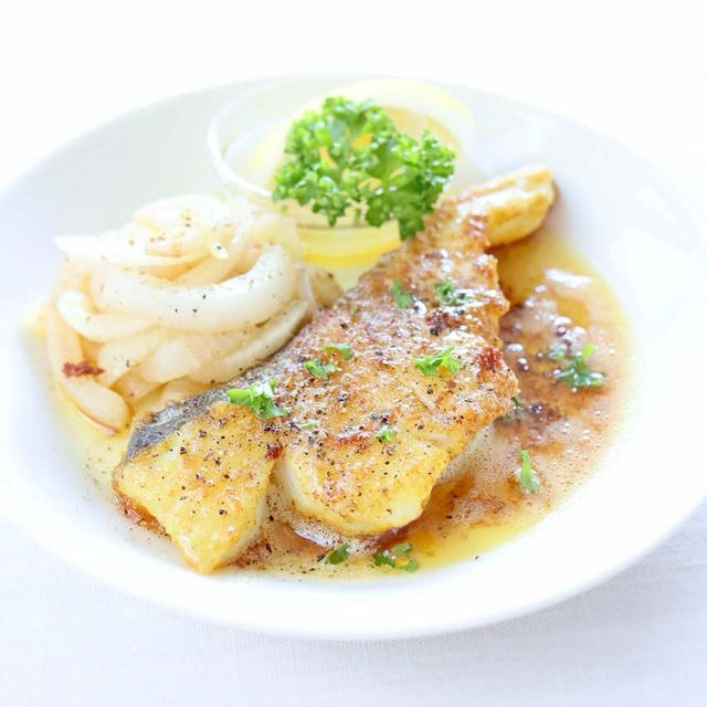 鱈はムニエルが美味しいよね〜【鱈のムニエル（カレー風味）】