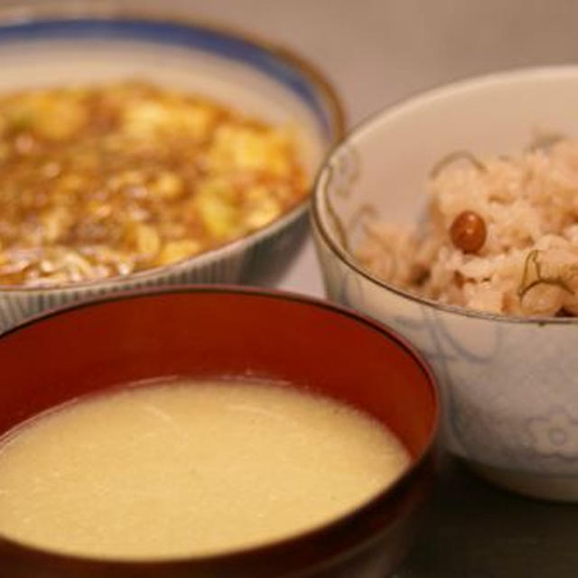 麻婆豆腐　（胡豆昆まかないレシピ）