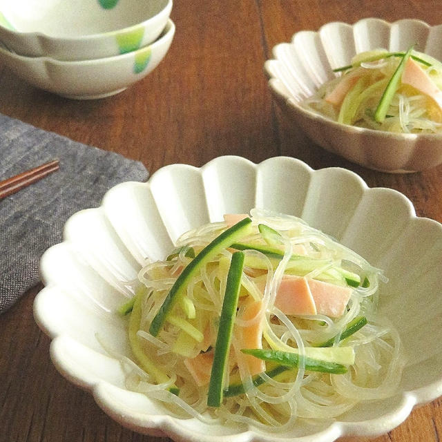 【#宮崎県産きゅうり】春雨サラダ