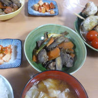 韓国風★鶏レバーのコチュジャン煮(長崎名物じゃがちゃん♪も)