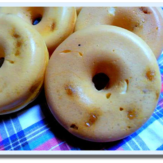 ＊キャラメルチョコチップ焼きドーナツ＊