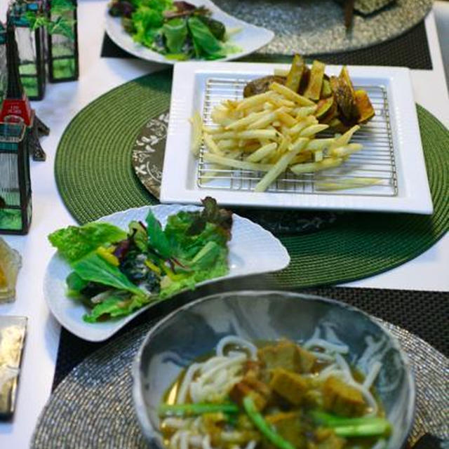 i-kitchen × MIKIZO（高木幹豫さん）の新作食器で、カレーうどん♪