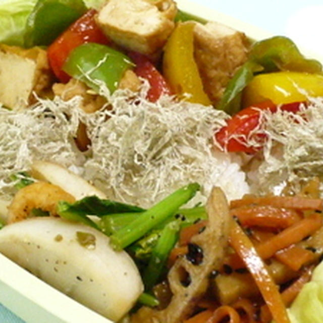 ヘルシー弁当＆野菜の甘みが増しますね♪
