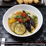 夏野菜の揚げびたしそうめん