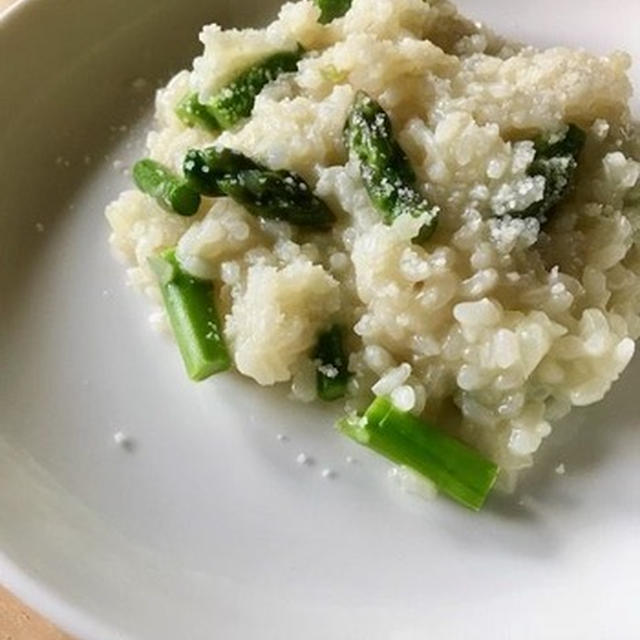 Risotto agli asparagi アスパラガスのリゾット