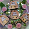 ”鏡餅”の飾り巻き寿司