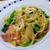 具だくさん！醤油パスタ