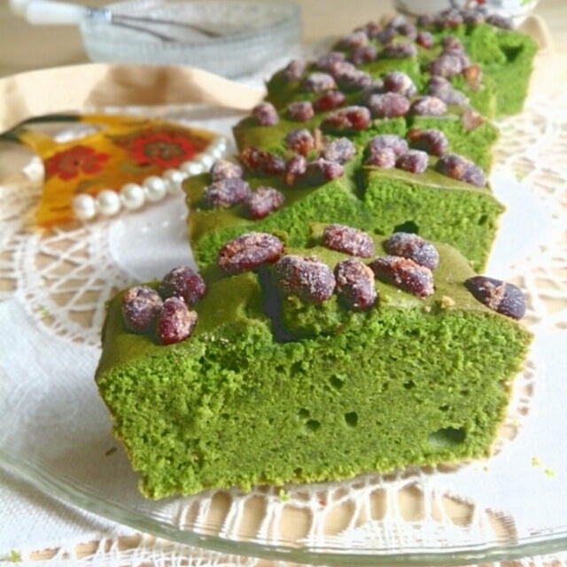 ノンバター濃厚抹茶のフィナンシェ