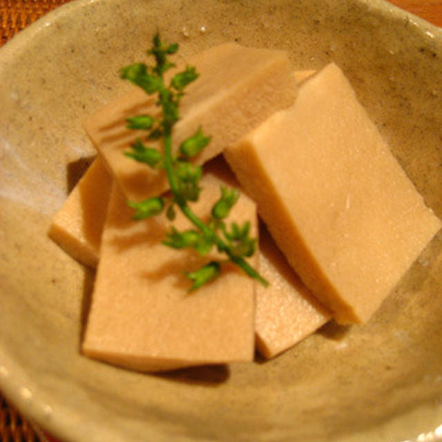 基本のレシピ　高野豆腐の甘煮