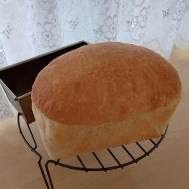 塩麴白ごま食パン♪