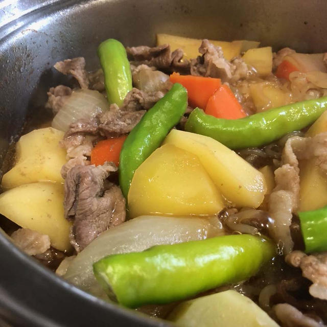 息子の思いやりと美味しい調味料で旨さ倍増☆我が家のほっこり肉じゃが☆(*^_^*)ｖ