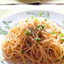 ツナと玉ねぎのパスタ。