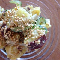 さつまいもと新たまねぎの和スイートポテトサラダ★