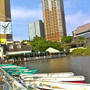 ボートとマフィンと鯉など＠飯田橋CANAL CAFE
