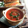 Chunky Tomato Soup with Basil Oil美味しいトマトスープを作るびっくりな秘密
