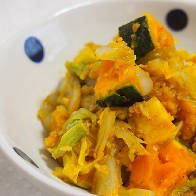 話題入り♫じゃが芋・かぼちゃ・白菜の胡麻和え