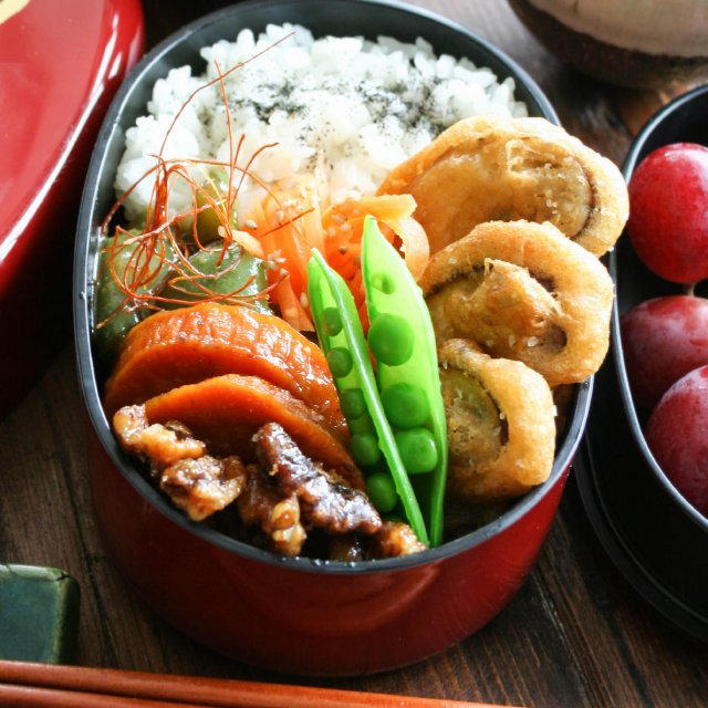 Crimini Fritter Bento BoxきのこフリッターBENTO