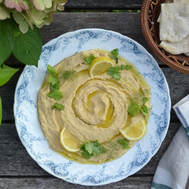 Preserved Lemon Hummus 塩漬けレモンのフムス