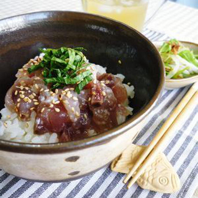 ブリの塩麹漬de冷やし茶漬け