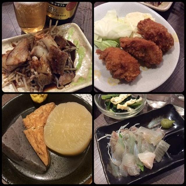 虹のまちの「七津屋」で昼酒