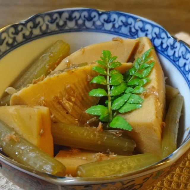 たけのこ 蕗の土佐煮