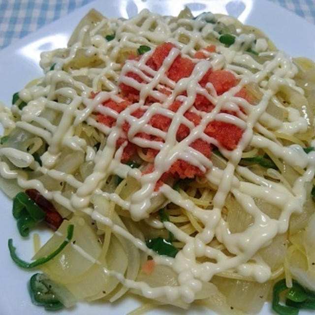 創作ガリマヨ明太パスタ