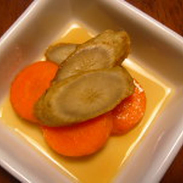 きのうのおつまみ　　野菜の揚げ浸し
