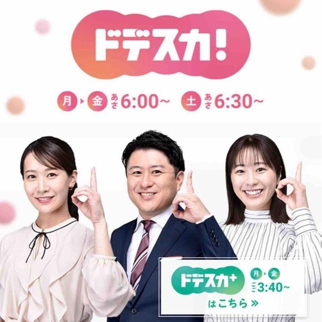 明日の朝（4/8）メ～テレ「ドデスカ！」に出演します