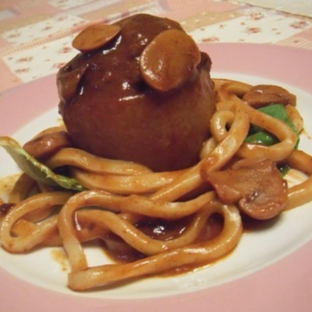 「デミグラスソース」大根とひき肉のデミソース煮