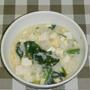 豆腐とホウレン草のおじや（雑炊）