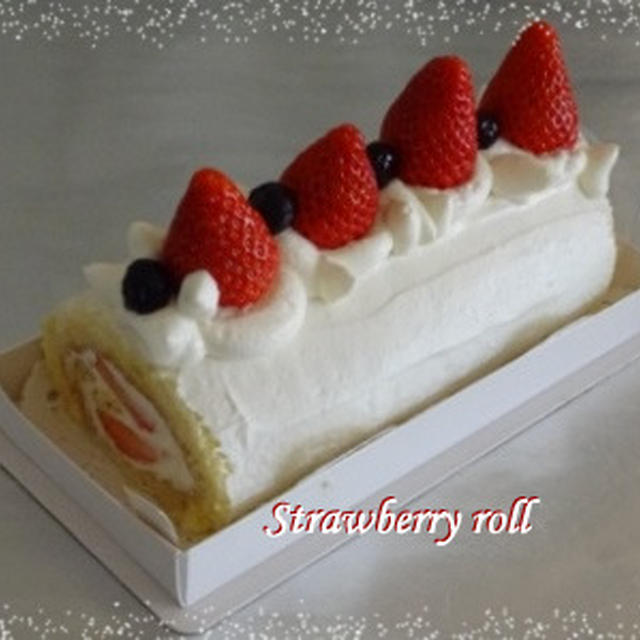 春色☆イチゴのロールケーキ