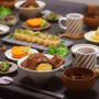 【献立】鰻たま丼定食と鮭茶漬け定食。～ロケーション撮影強し！～