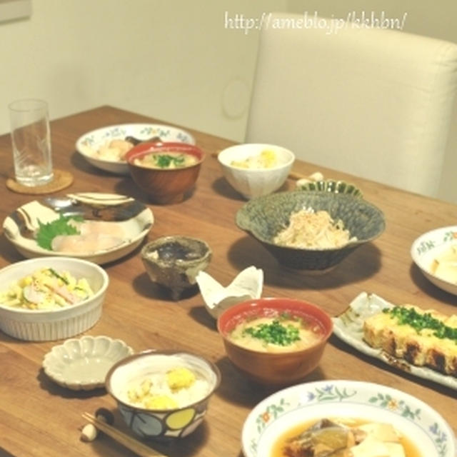 秋の味覚　栗ごはん