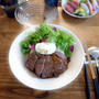 肉豆腐とアサリのペペロンチーノ