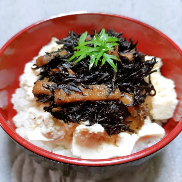 主治医のお勧め、ご飯＋豆腐メニュー３🍚