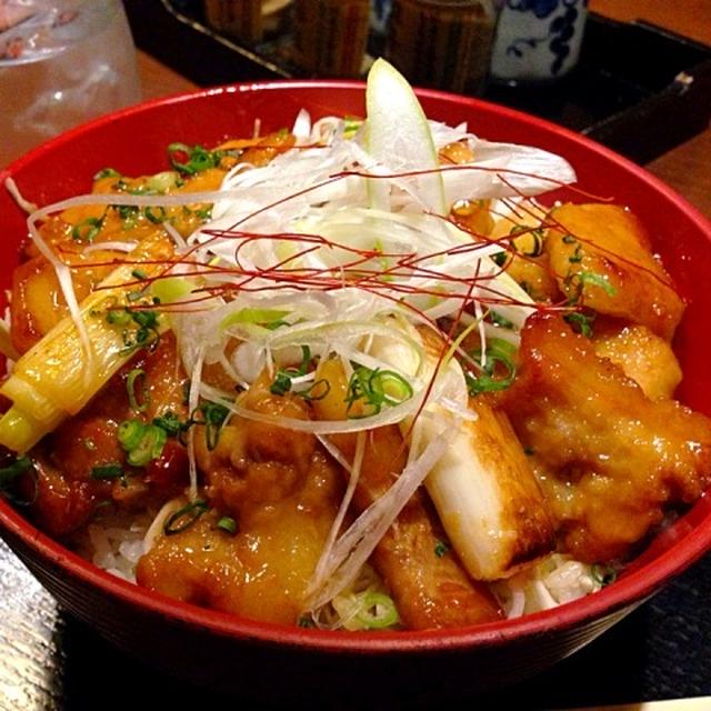 豚バラ照りバター焼き丼