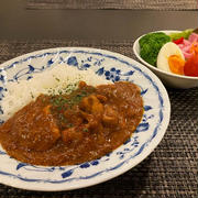 一昨日の晩ごはん⭐︎サラダは盛るだけのカラクリ！(≧∀≦)