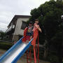 幼稚園帰りの公園☆