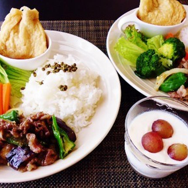 無駄にはできなよと添えた和風ワンプレート☆牛肉の味噌炒め♪