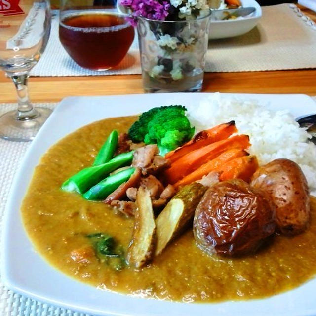 ロースト野菜のカレー
