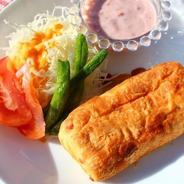 焼きたてパンの朝食♡
